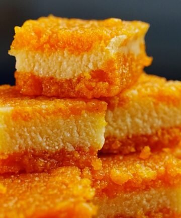 Mothi Pak traditional Indian sweet made with gram flour and ghee